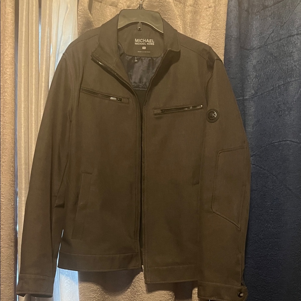Michael Kors Men's Dark Gray Lightweight Jacket
